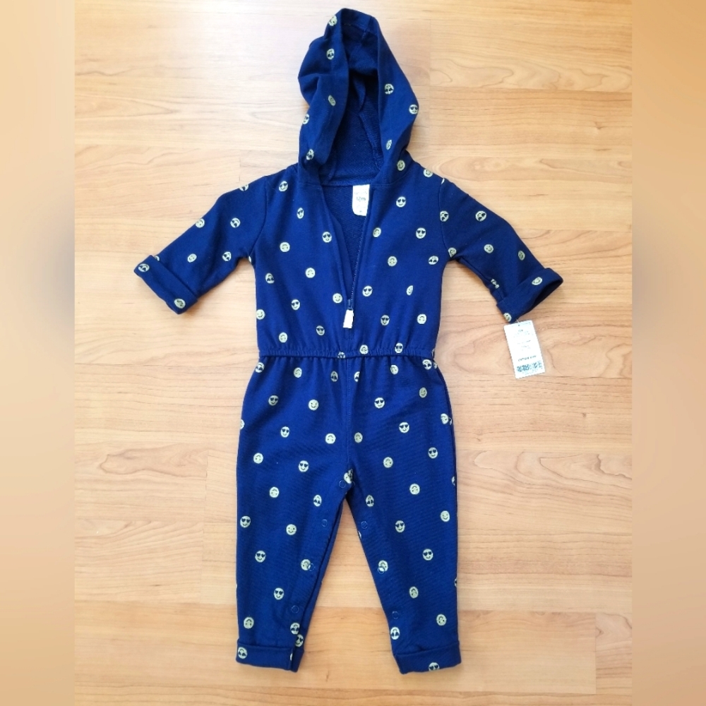 New baby flannel jumpsuit size 12 months